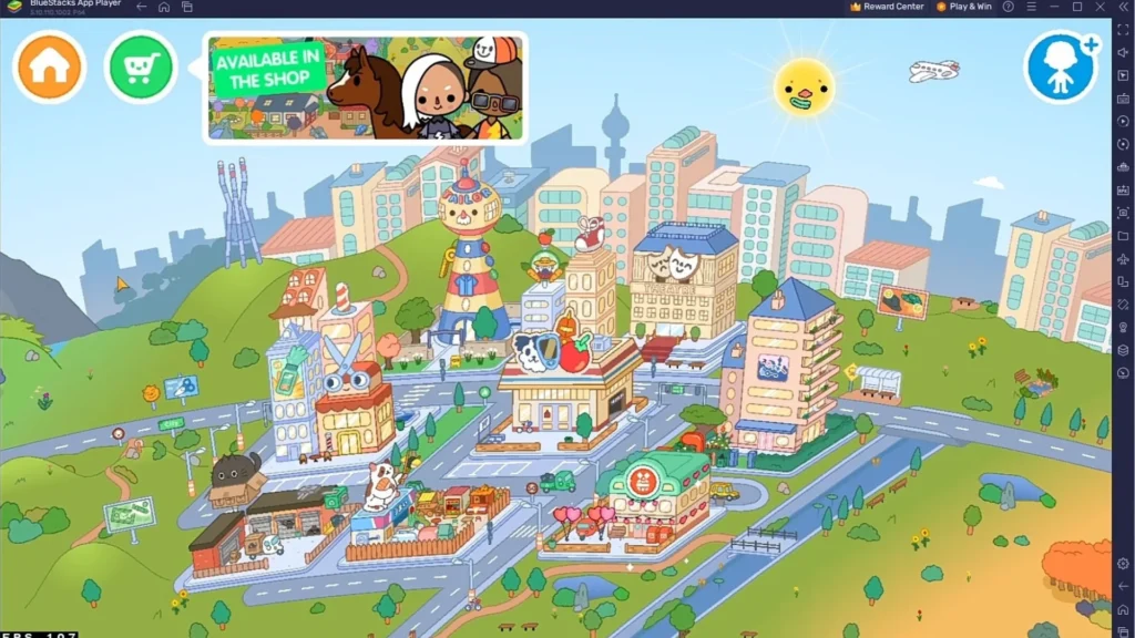 Enjoy the gameplay of Toca Boca World on you PC